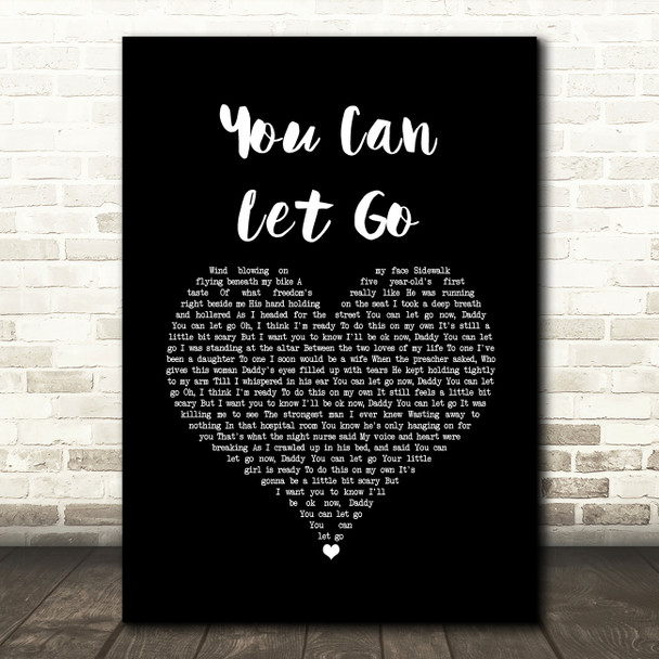 Crystal Shawanda You Can Let Go Black Heart Song Lyric Art Print