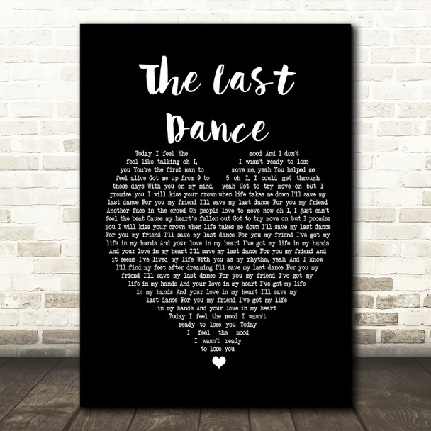 Clare Maguire The Last Dance Black Heart Song Lyric Print