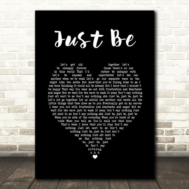 Paloma Faith Just Be Black Heart Song Lyric Print