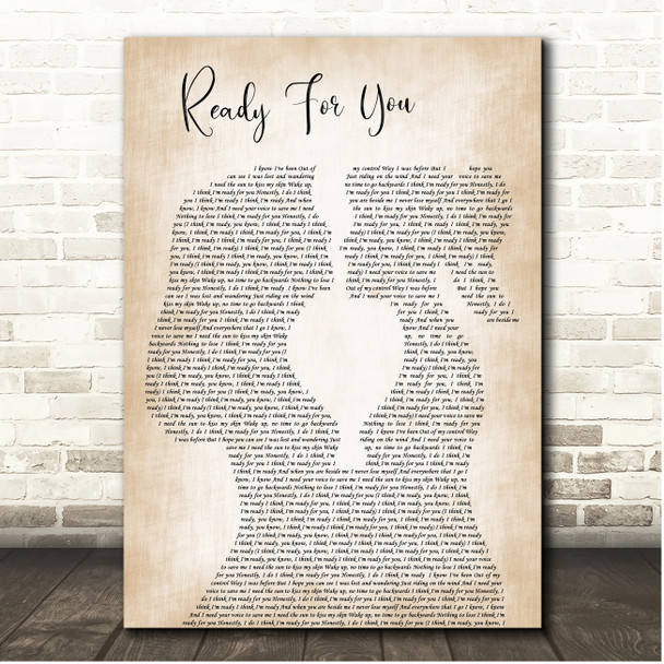 Black Coffee (feat. Celeste) Ready For You Lesbian Couple Song Lyric Print
