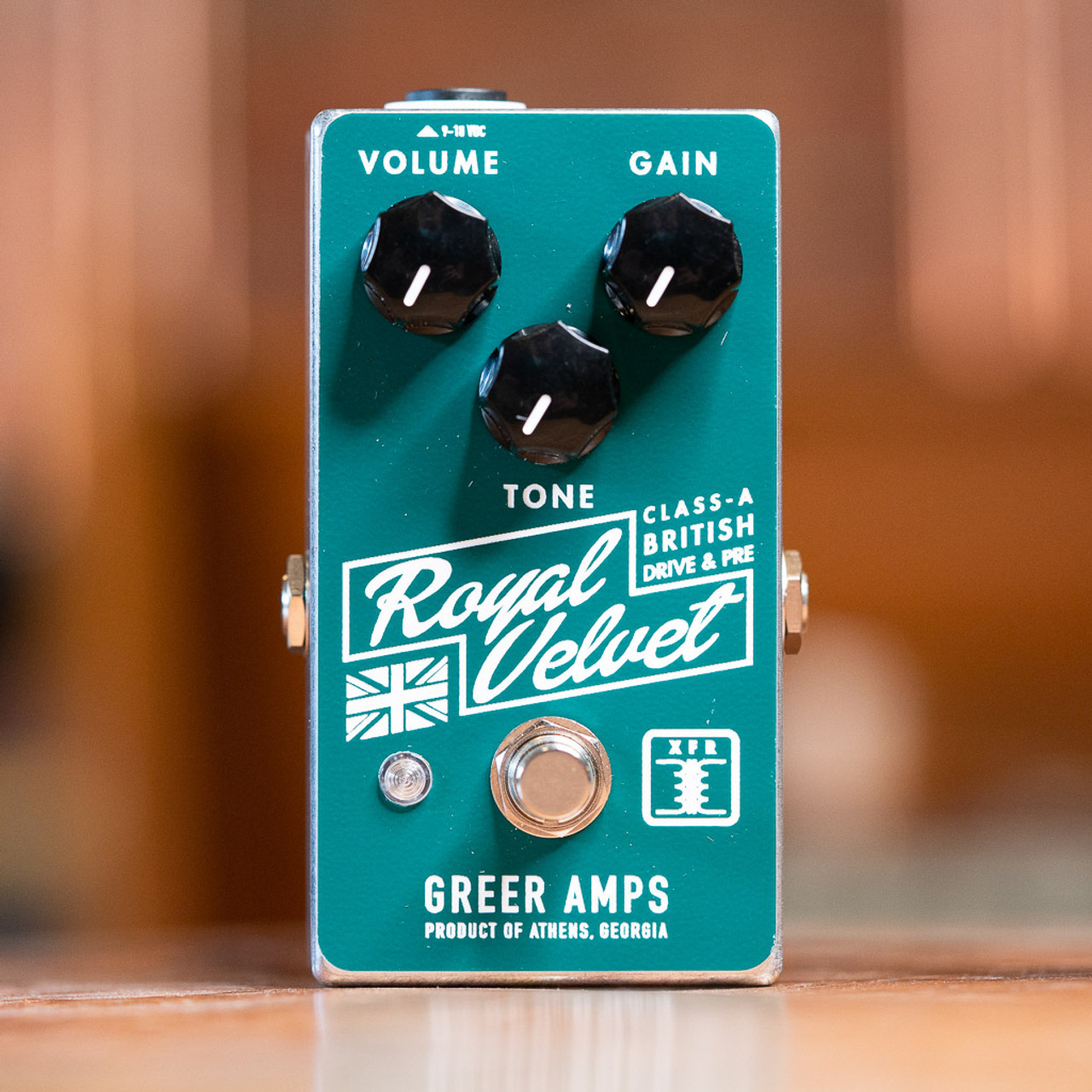 Greer Royal Velvet Class-A British Overdrive/Preamp Guitar Pedal