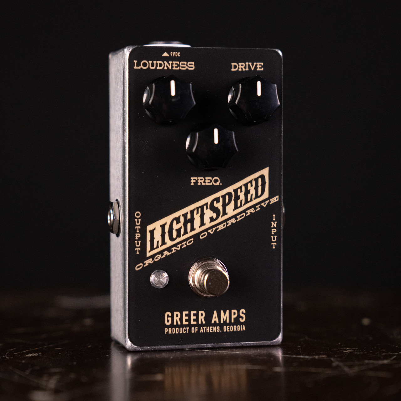 Greer Amps Lightspeed Organic Overdrive Pedal - Black/Gold - MGS Exclusive!