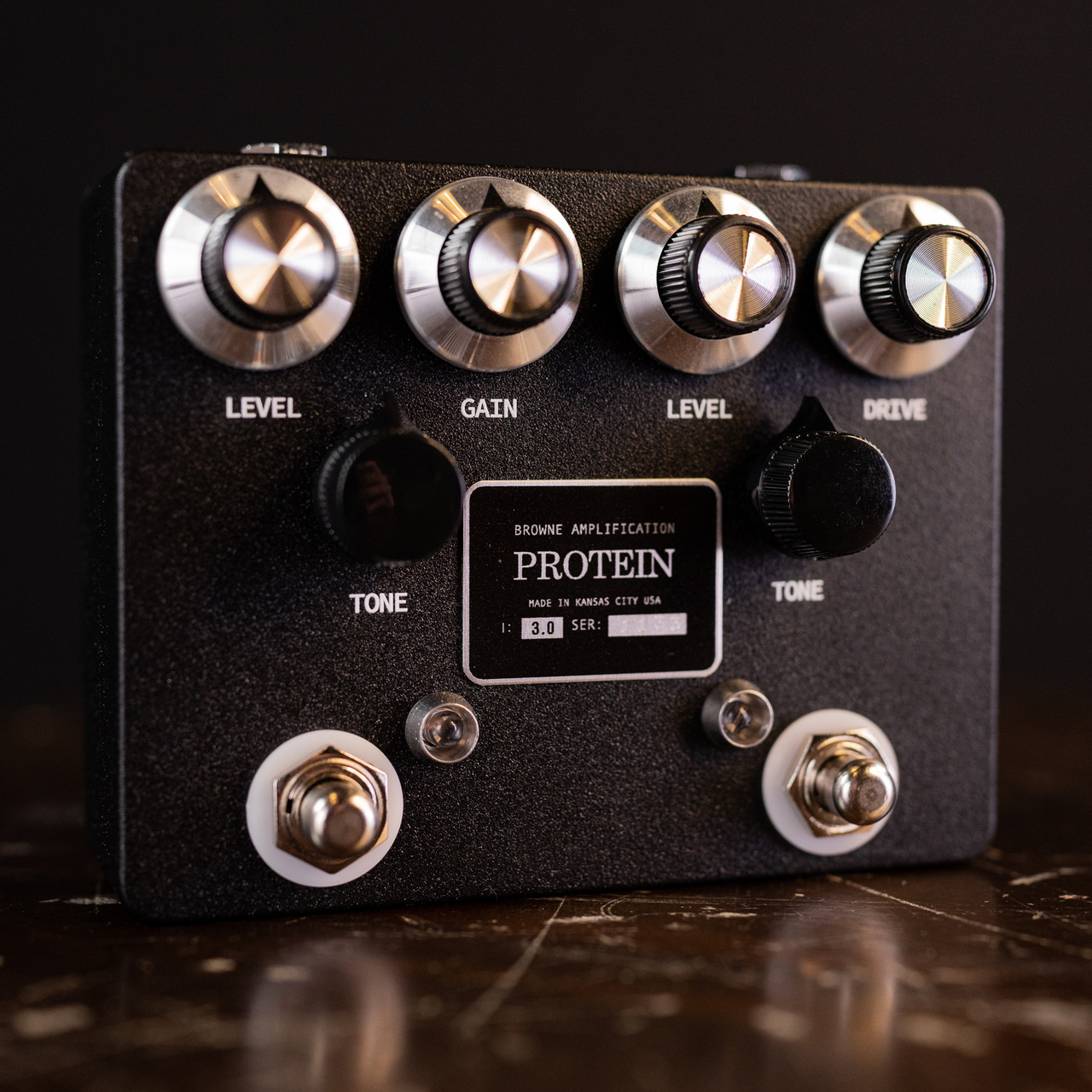 Browne Amplification Protein Dual Overdrive Pedal V3 - Black