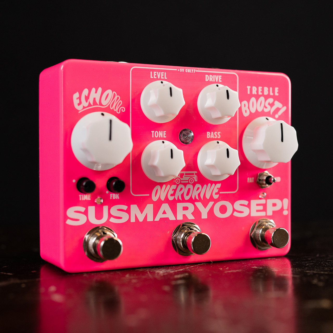 Mythos Pedals SusMaryOsep V2 Overdrive/Boost/Delay Pedal