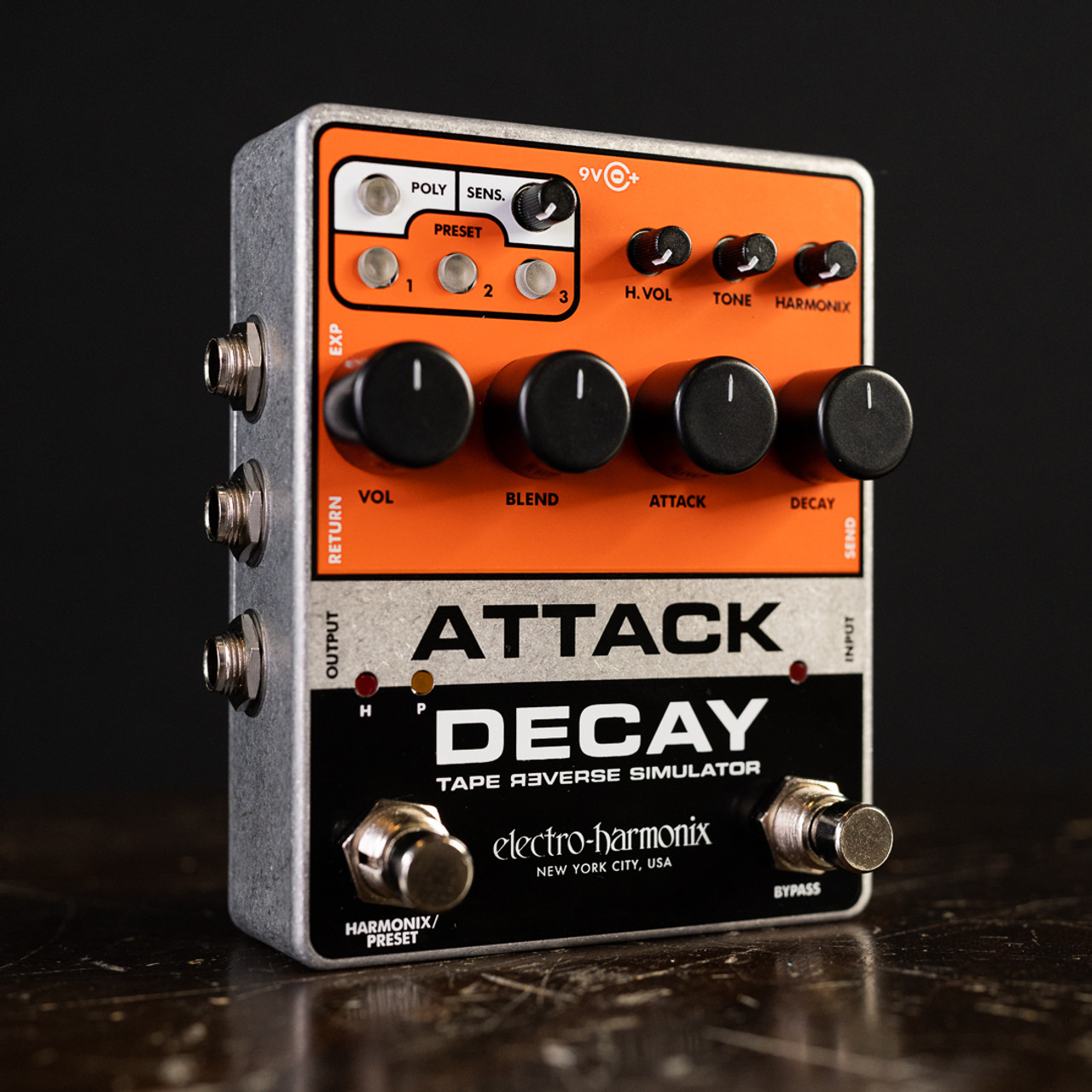 Electro-Harmonix Attack Decay Tape Reverse Simulator Guitar Pedal