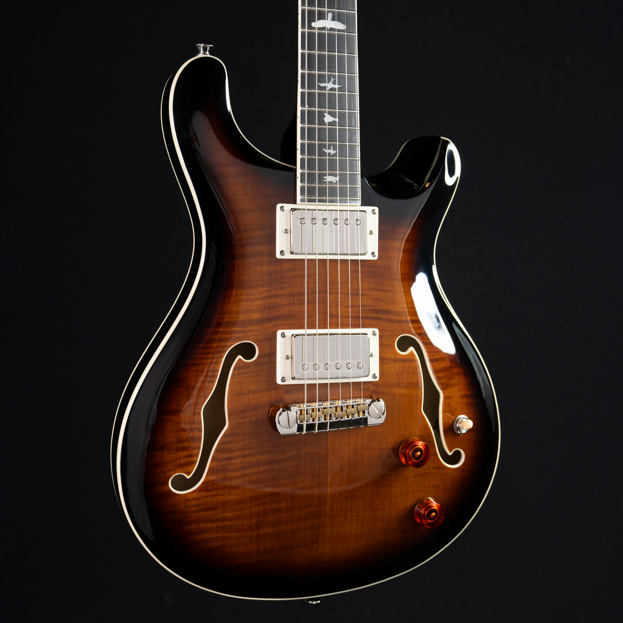 PRS SE Hollowbody II - Black Gold Sunburst New