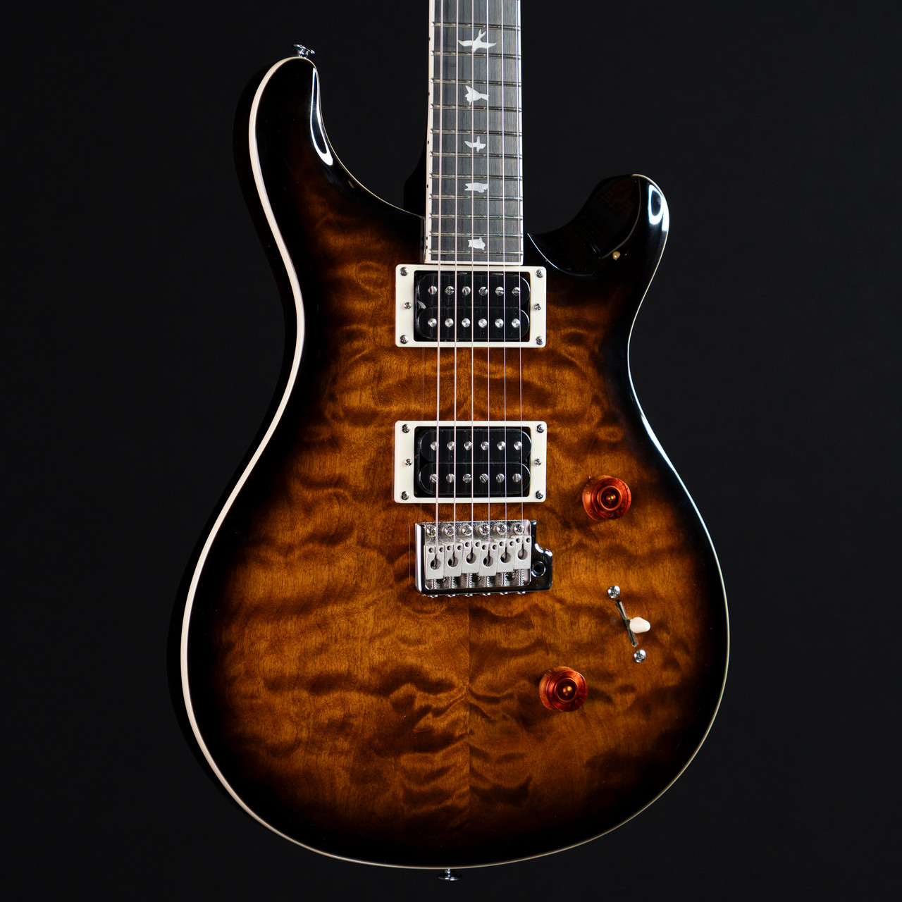 PRS SE Custom 24 - Black Gold Burst #6771