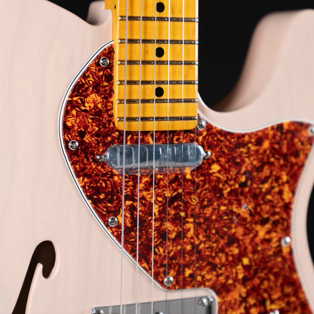 Fender FSR American Pro II Thinline Tele - Pink