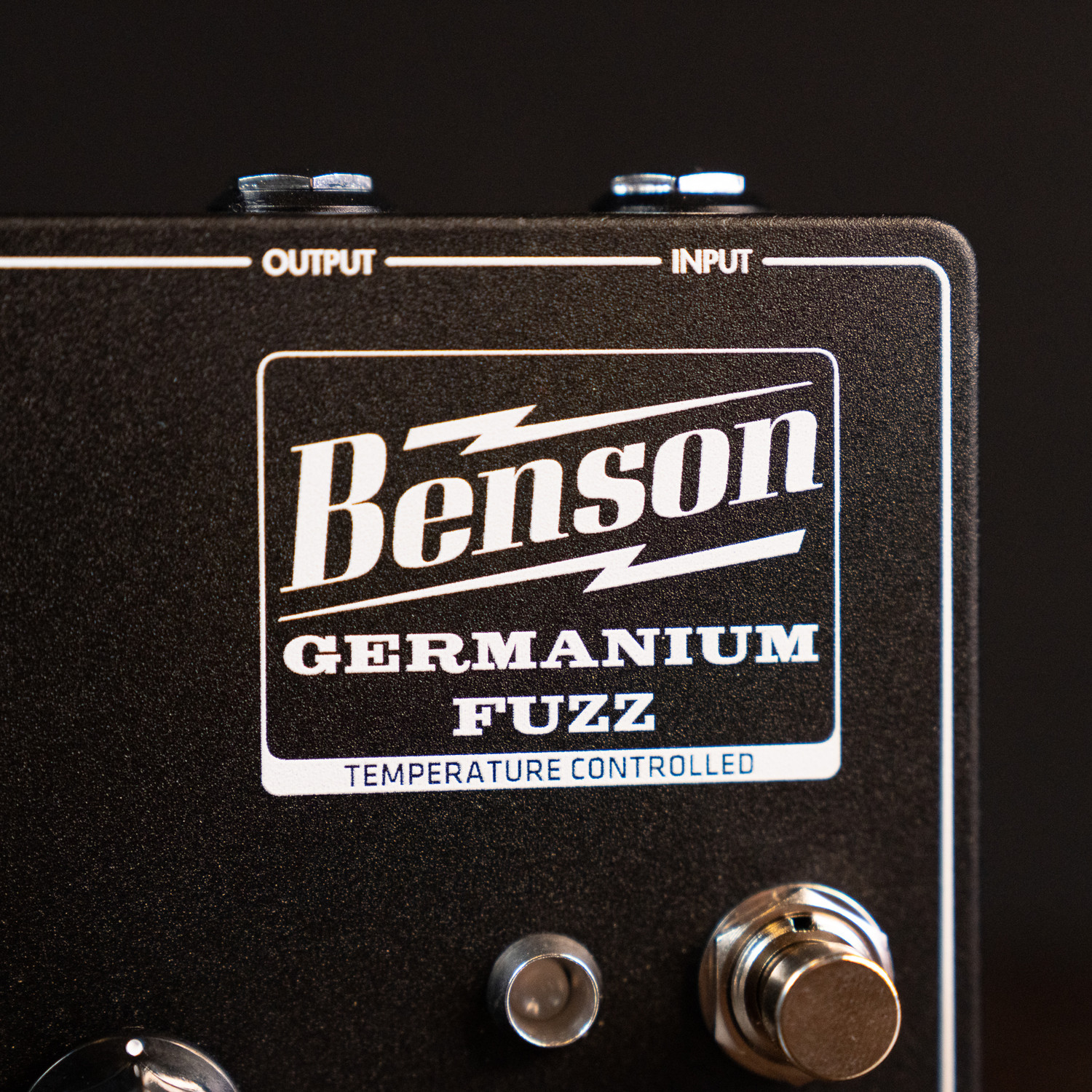 Benson Amps Germanium Fuzz Stompbox - Studio Black