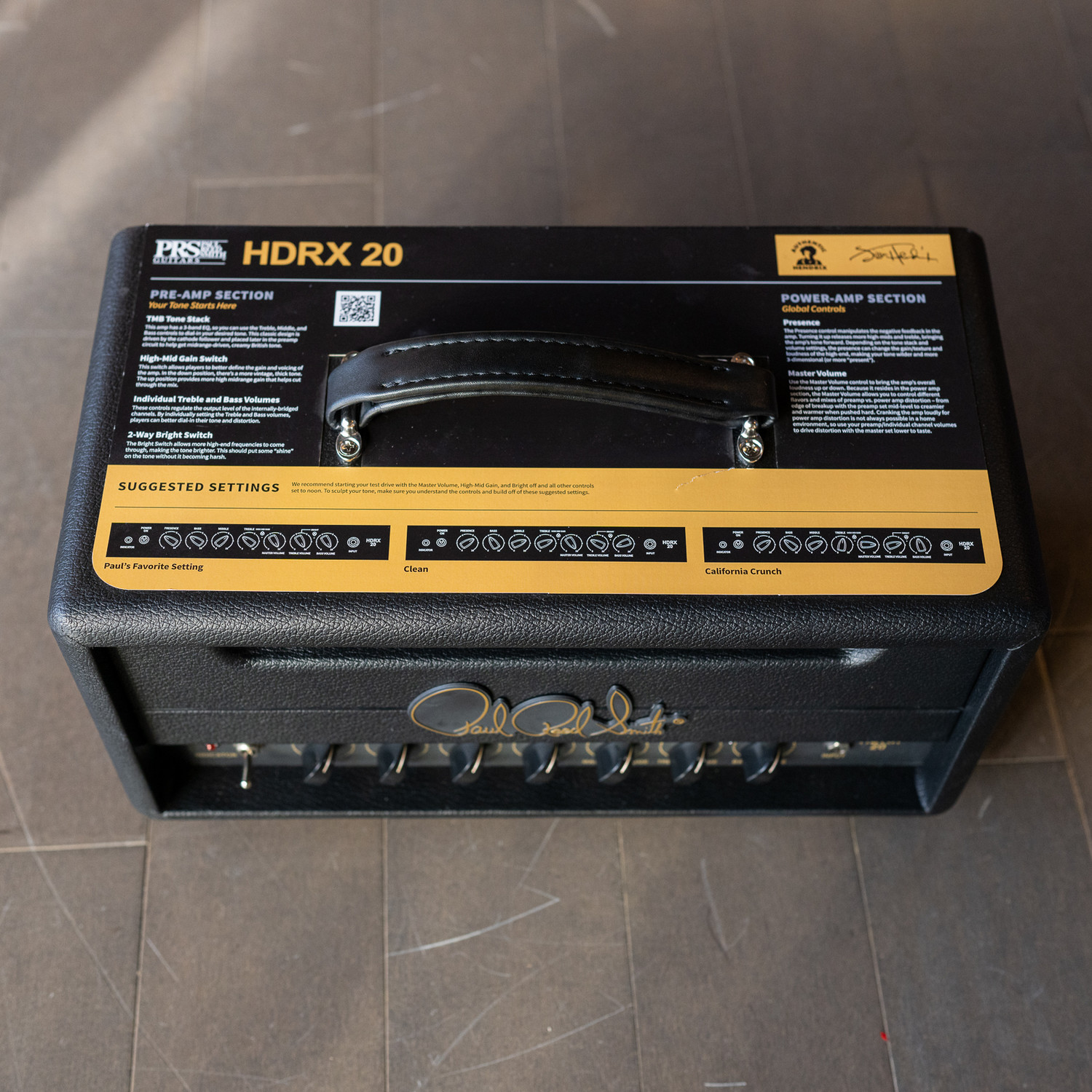 PRS HDRX 20 - 20-watt Tube Head | In Stock Charlotte, NC