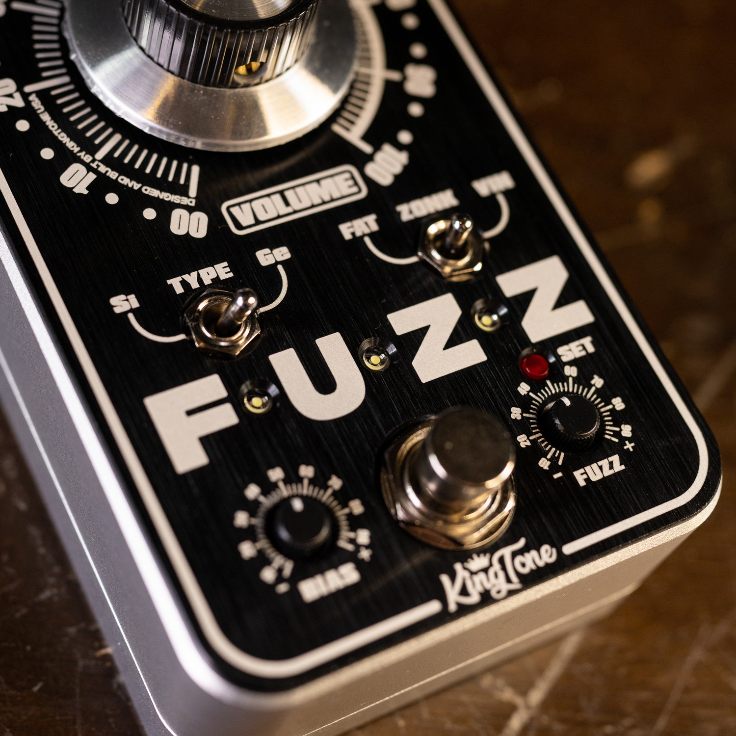 King Tone Guitar miniFUZZ V2 - Black