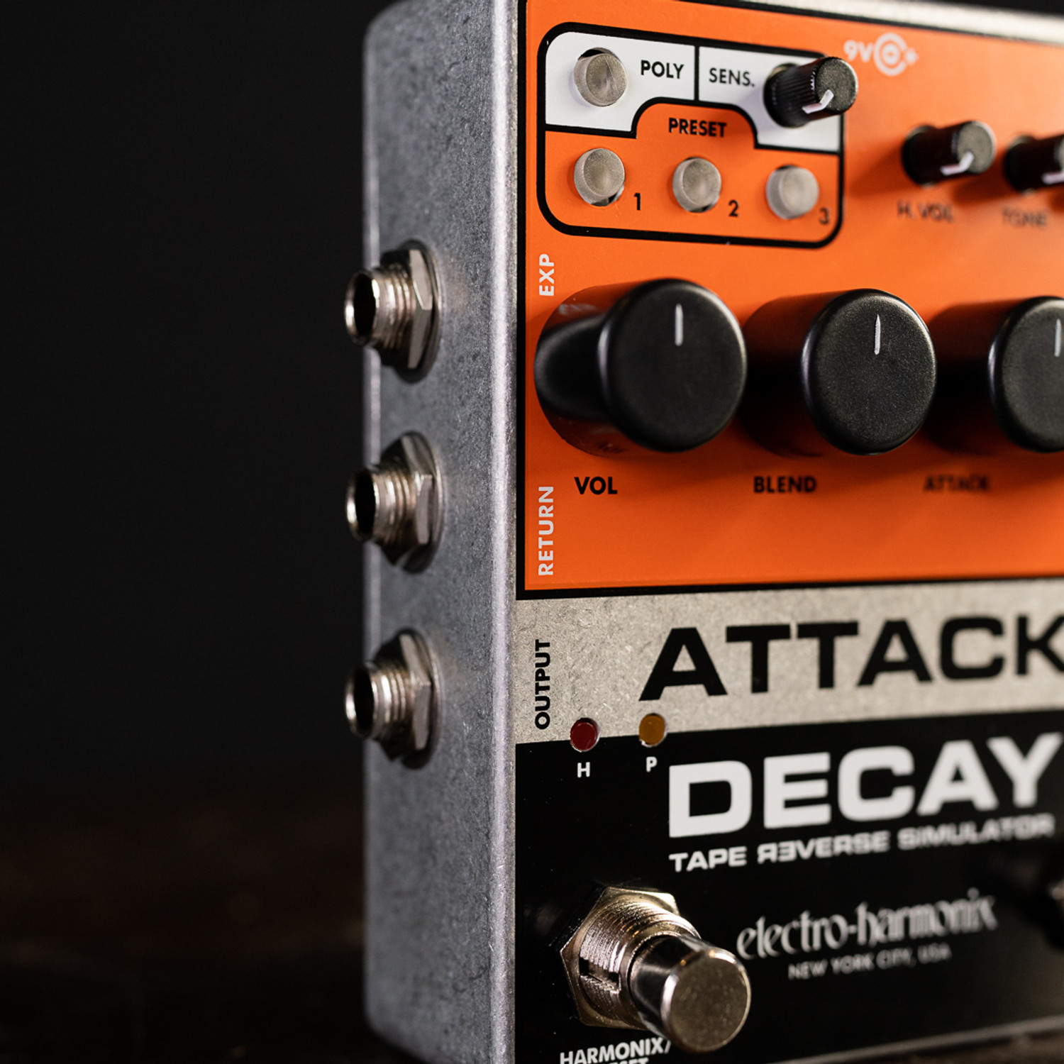 Electro-Harmonix Attack Decay Tape Reverse Simulator Pedal