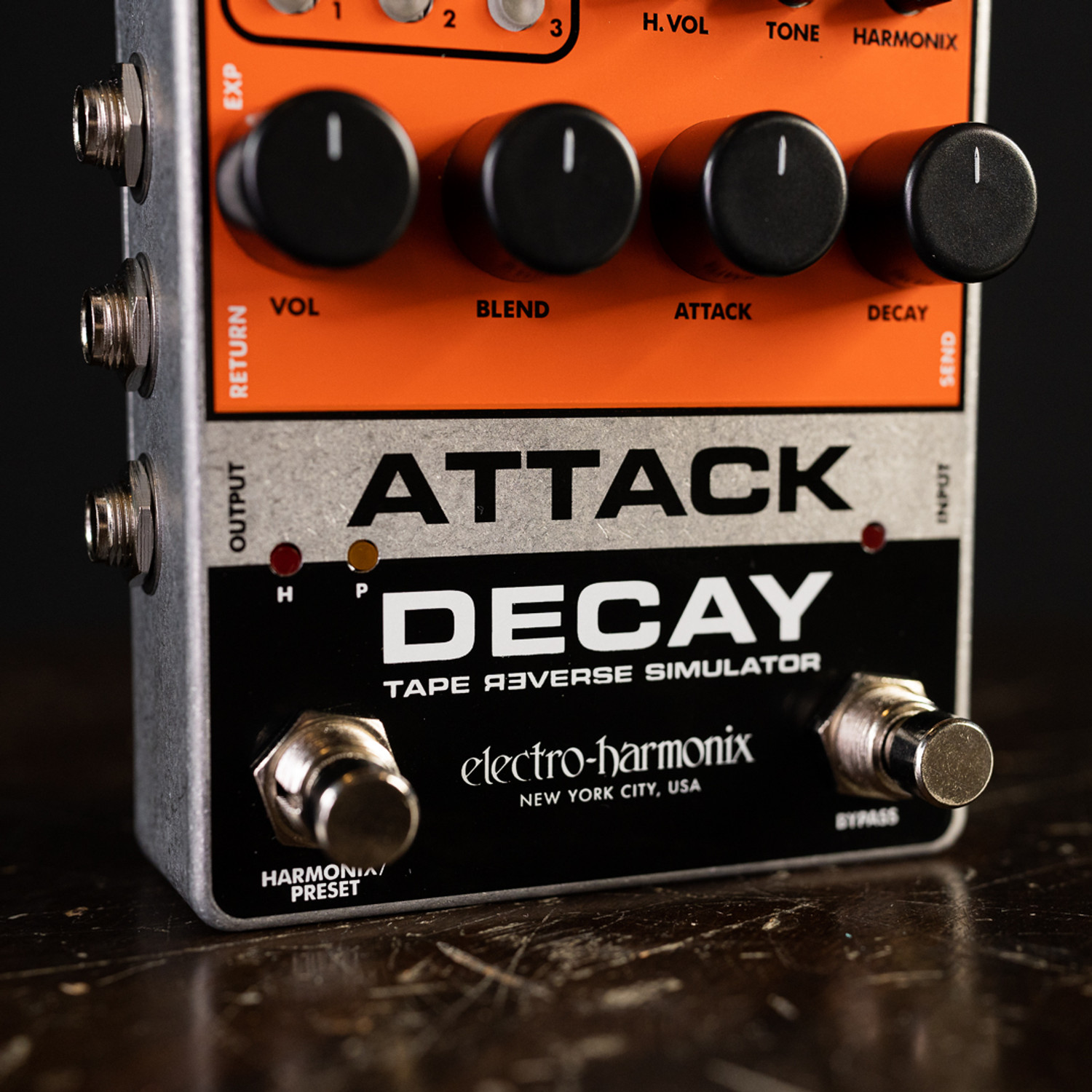 Electro-Harmonix Attack Decay Tape Reverse Simulator Guitar Pedal