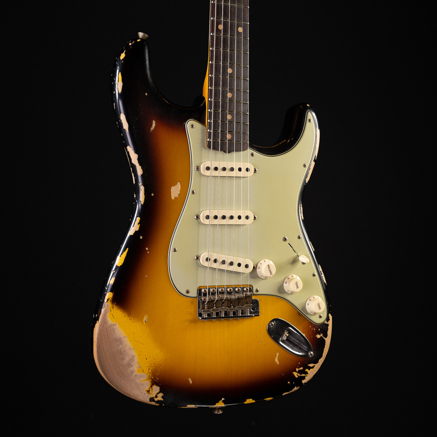 Fender Custom Shop 1961 Stratocaster Heavy Relic - Super Faded Aged 3-Tone  Sunburst