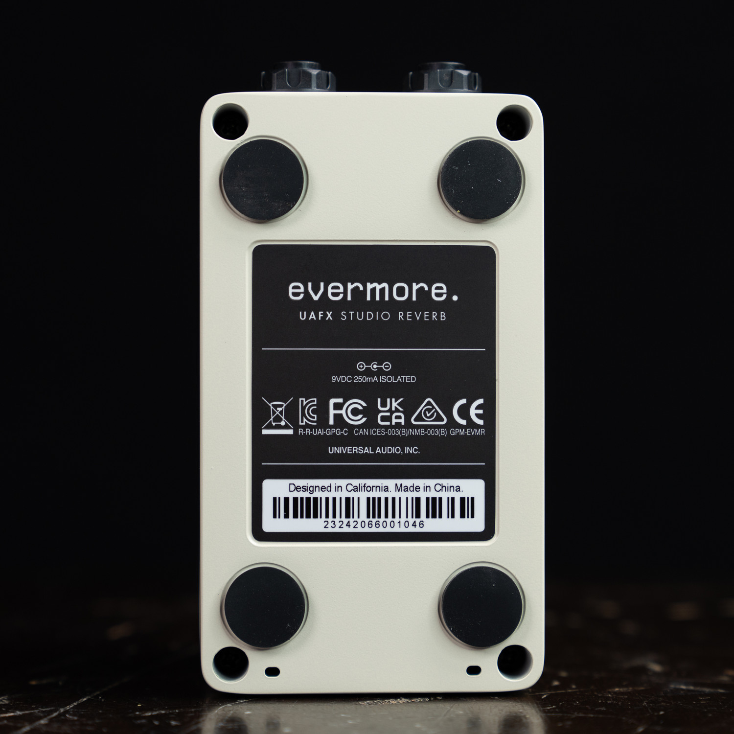 Universal Audio Evermore Studio Reverb Guitar Effects Pedal