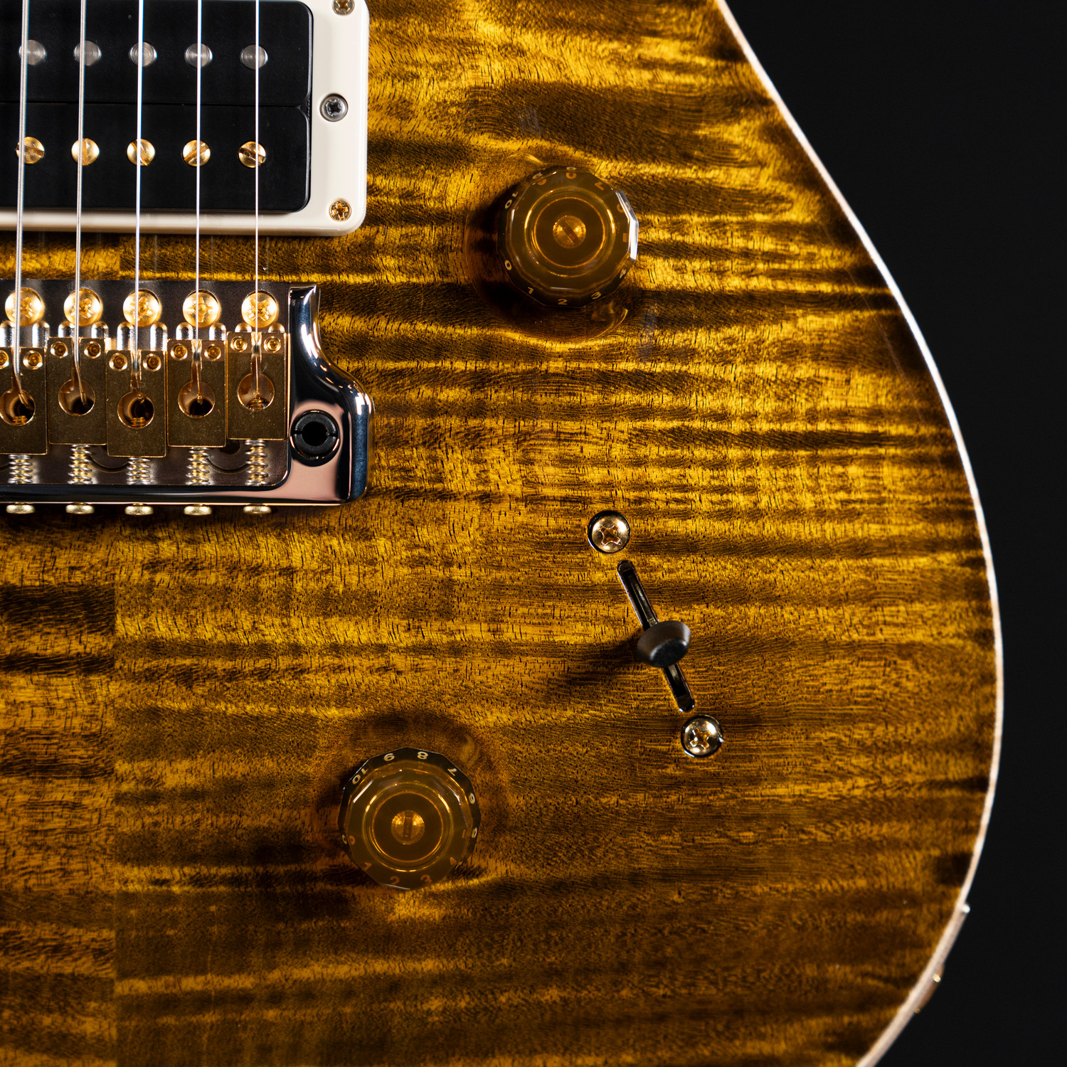 PRS Custom 24 10-Top - Yellow Tiger