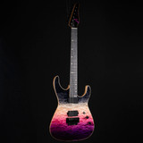 Tom Anderson Angel Electric Guitar- Cosmic Purple Double Wipeout - Quilt Maple on Limba Tom Anderson Angel Electric Guitar- Cosmic Purple Double Wipeout - Quilt Maple on Limba