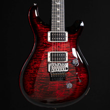 PRS Custom 24 Floyd Rose Electric Guitar - Quilted Maple 10 Top - Fire Smokeburst