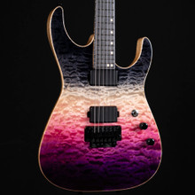 Tom Anderson Angel Electric Guitar- Cosmic Purple Double Wipeout - Quilt Maple on Limba Tom Anderson Angel Electric Guitar- Cosmic Purple Double Wipeout - Quilt Maple on Limba