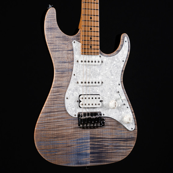 Suhr Standard Plus HSS - Trans Blue Denim Slate - Roasted Maple #1000