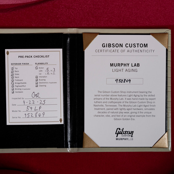 Gibson Murphy Lab 1959 Les Paul Standard Light Aged - Dirty Lemon Burst Gibson Murphy Lab 1959 Les Paul Standard Light Aged - Dirty Lemon Burst