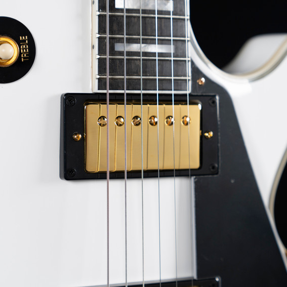 Epiphone Inspired By Gibson Les Paul Custom - Alpine White Epiphone Inspired By Gibson Les Paul Custom - Alpine White