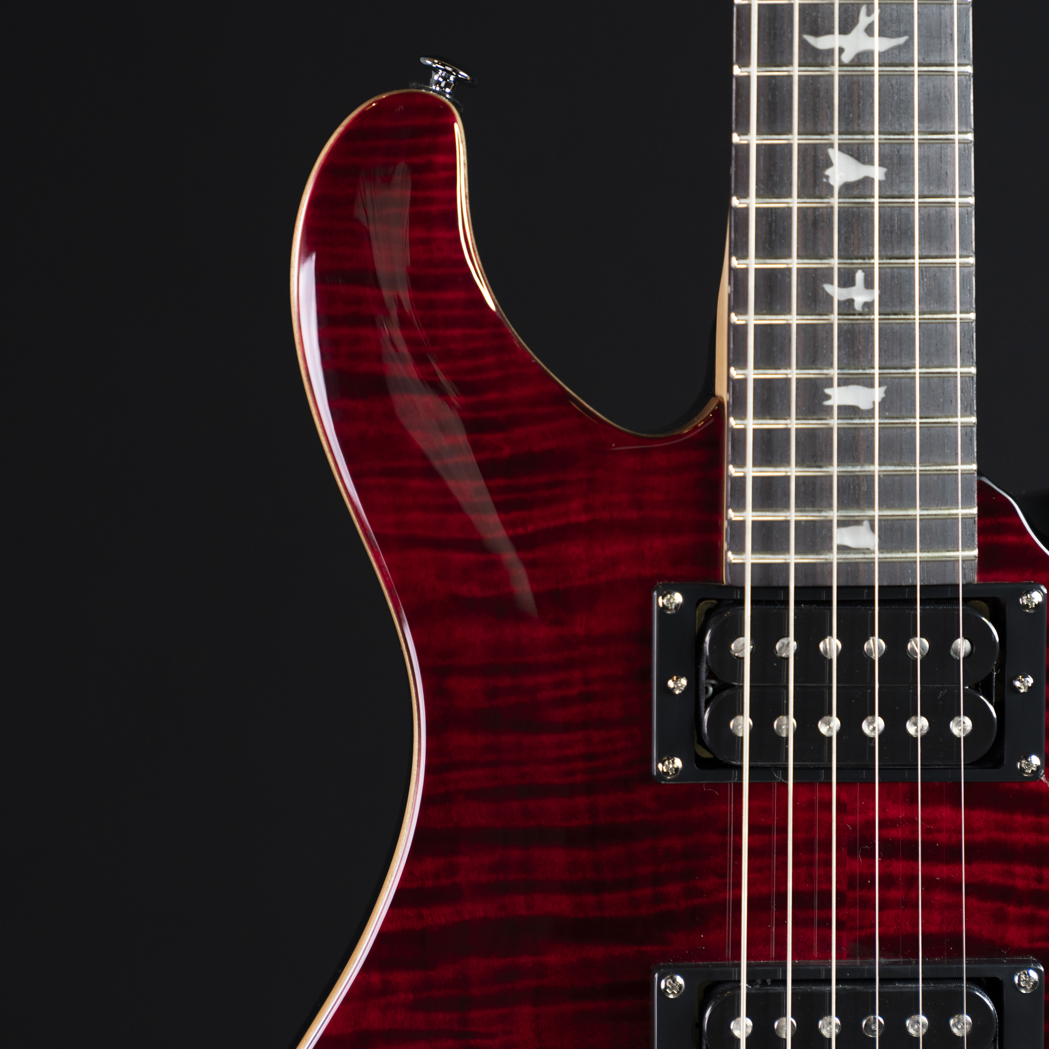 G5210☆PRS SE Custom24 Black Cherry 2009年 - 楽器/器材