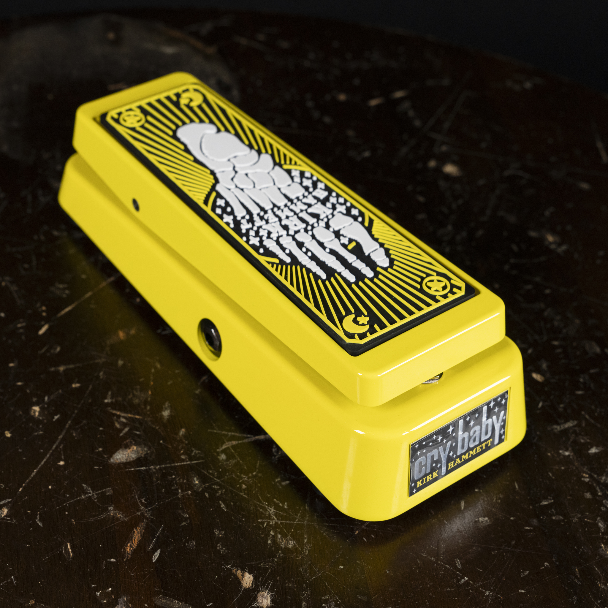 ハピハピ Dunlop Kirk Hammett Cry Baby Wah - Yellow Sparkle Edition