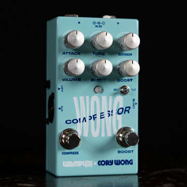 [最終値下げ] Cory Wong Compressor Wampler Cory Wong Compressor Effects Pedal Teal | Guitar Center