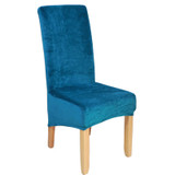 Real velvet fox fabric chair cover