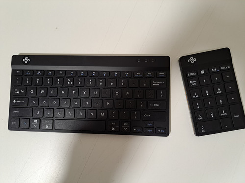 Combo Bluetooth both R-GO Keyboard and R-Go numeric pad 