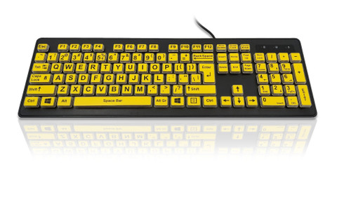 COMBO Rainbow Keyboard and Image Mouse Yellow