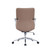 Director leather fully upholstered armchair Tan