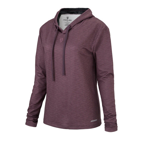 Meet your new favorite hoodie!  It’s an ultra-comfortable, soft, mid-weight French terry fleece with a high-tech 4-way stretch that provides superior antimicrobial protection (hint: it won’t smell). Plus, you get a durable anti-static finish that prevents static electricity and provides incredible water resistance no matter the element. It’s the perfect layering piece whether you’re working out, or going out. 86% Polyester/14% Spandex. Note this item has an athletic cut. For a more loose fit order one size up