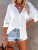 Candy Color Button Long Sleeves Blouse