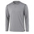 High-performance workouts require high-performance gear. Iron Joc long sleeve t-shirts are built from state-of-the-art fabric and designed to keep you comfortable, and fresh, no matter how hard you work or work out. Superior antimicrobial protection that’s guaranteed for the life of the garment combines with ultimate wicking, cooling, and anti-static control for unsurpassed comfort.

NO MORE STINK! It’s a perfect relaxed fit that’s constructed with thread to eliminate that scratchy feel. 90% polyester/10% spandex