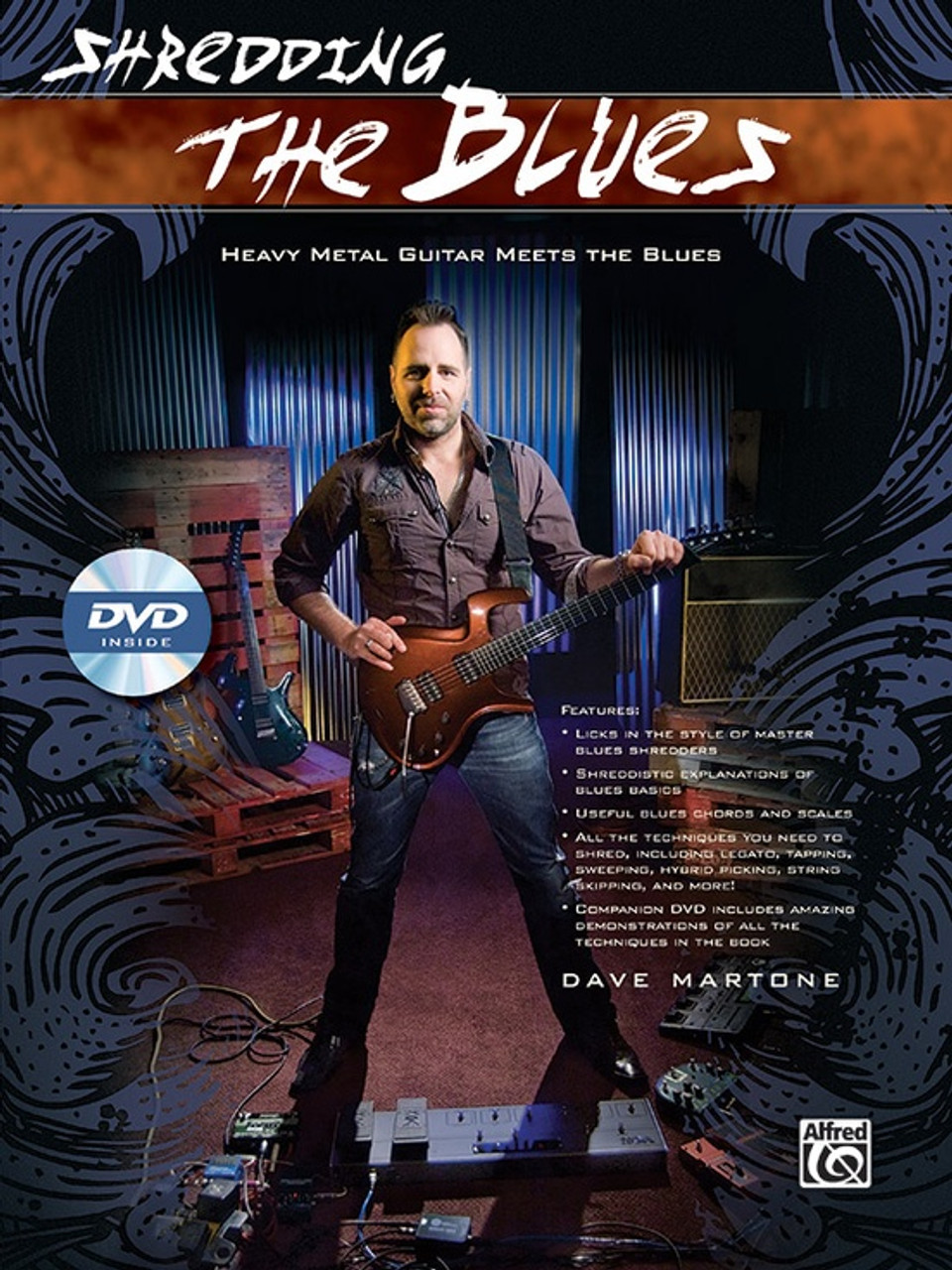 Shredding the Blues: Heavy Metal Guitar Meets the Blues (Book/DVD