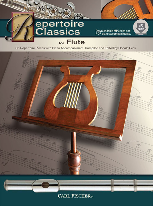 Repertoire Classics for Flute (Book/MP3 audio) by Donald Peck