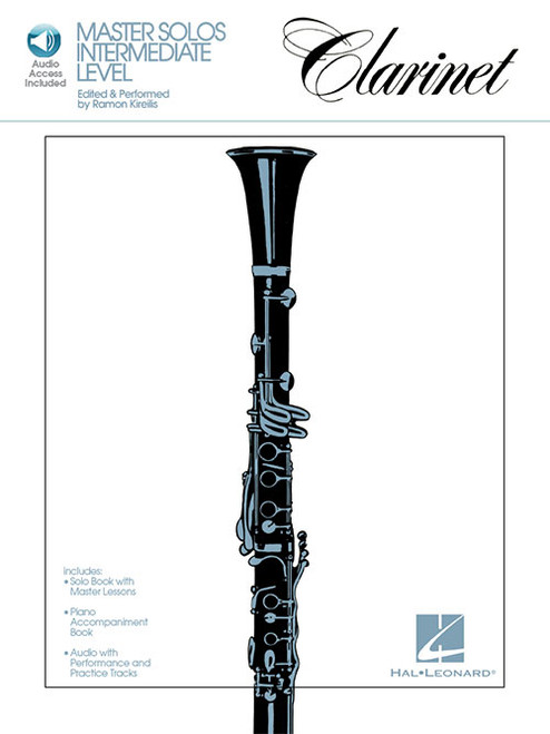 Master Solos Intermediate Level for Clarinet by Ramon Kireilis (Book/CD Set)