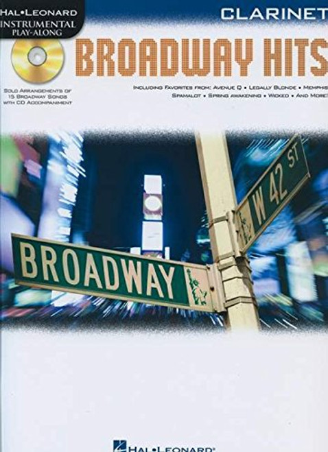 Hal Leonard Instrumental Play-Along for Clarinet - Broadway Hits (Book/CD Set)