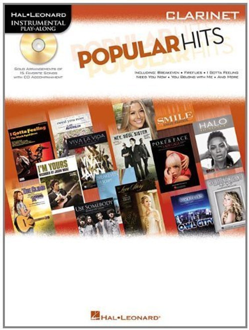 Hal Leonard Instrumental Play-Along for Clarinet - Popular Hits (Book/audio access included