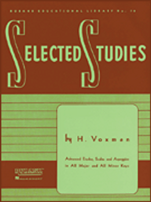 Selected Studies for Saxophone (Rubank Educational Library No.106) by H. Voxman