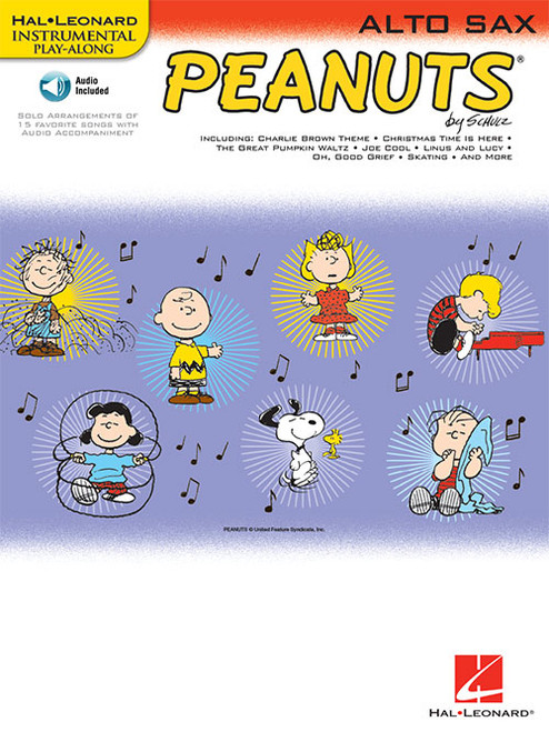 Hal Leonard Instrumental Play-Along for Alto Sax - Peanuts (with Audio Access)