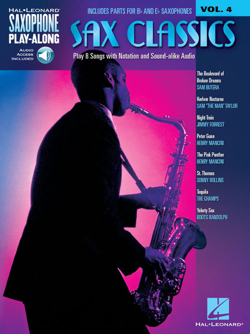 Hal Leonard Saxophone Play-Along Volume 4 - Sax Classics (with Audio Access)