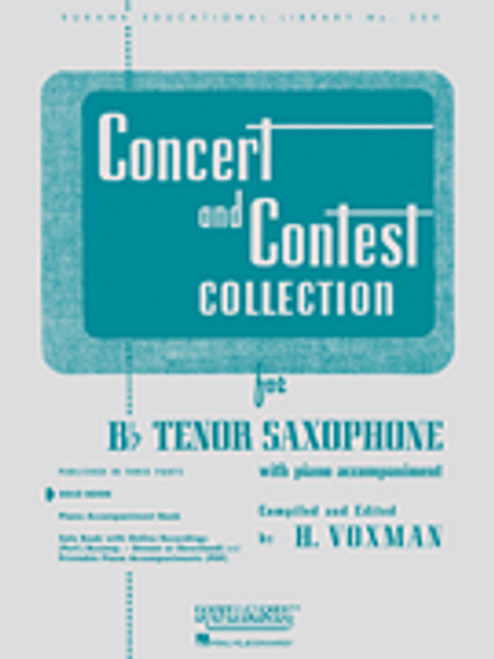 Concert and Contest Collection for B♭ Tenor Sax (Rubank Educational Library No. 300) by H. Voxman