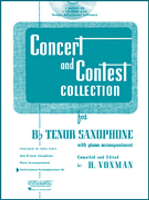 Concert and Contest Collection for B♭ Tenor Sax by H. Voxman Performance/Accompaniment CD