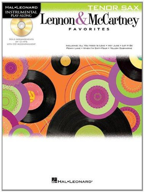 Hal Leonard Instrumental Play-Along for Tenor Sax - Lennon & McCartney Favorites (Book/CD Set)