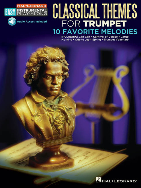 Hal Leonard Easy Instrumental Play-Along - Classical Themes for Trumpet: 10 Favorite Melodies (with Audio Access)