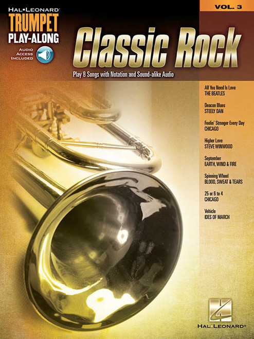 Hal Leonard Trumpet Play-Along Vol. 3 - Classic Rock (with Audio Access)