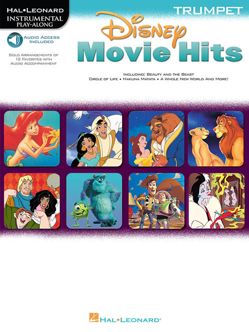 Hal Leonard Instrumental Play-Along for Trumpet - Disney Movie Hits (with Audio Access)